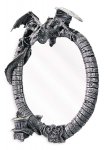 Miroir Dragon Noir